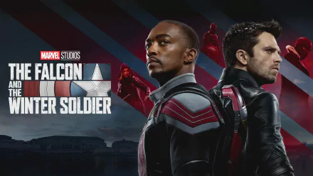 Winter Soldier Sebastian Stan Sam Wilson Falcon (Marvel Comics) Bucky Barnes Anthony Mackie TV Show The Falcon and the Winter Soldier HD Desktop Wallpaper | Background Image