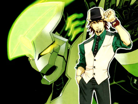 Kotetsu T. Kaburagi Anime Tiger & Bunny HD Desktop Wallpaper | Background Image