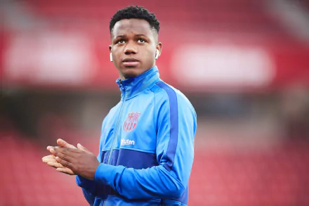 Spanish soccer Ansu Fati Sports HD Desktop Wallpaper | Background Image