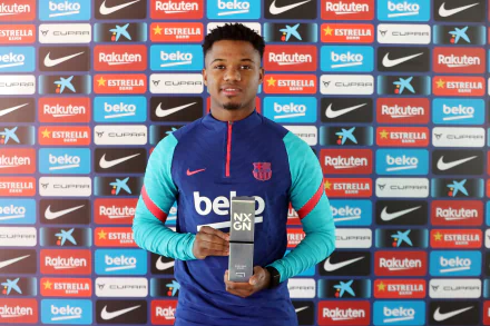 Spanish soccer Ansu Fati Sports HD Desktop Wallpaper | Background Image