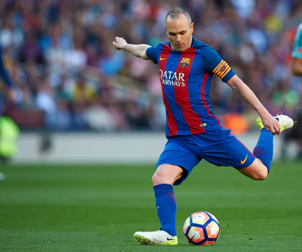 Spanish soccer Andrés Iniesta Sports HD Desktop Wallpaper | Background Image