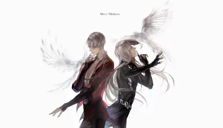 Victor Nikiforov Anime Yuri!!! on ICE HD Desktop Wallpaper | Background Image