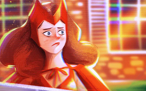 Scarlet Witch TV Show WandaVision HD Desktop Wallpaper | Background Image