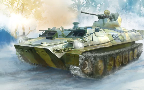 MT-LB military armored personnel carrier HD Desktop Wallpaper | Background Image