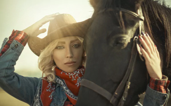 woman cowgirl HD Desktop Wallpaper | Background Image