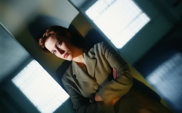 Dana Scully Gillian Anderson TV Show The X-Files HD Desktop Wallpaper | Background Image
