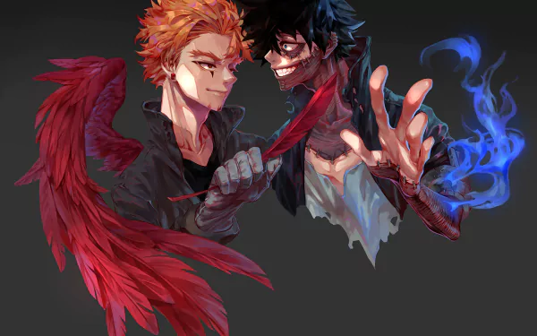 Hawks (Boku No Hero Academia) Dabi (Boku No Hero Academia) Keigo Takami Anime My Hero Academia HD Desktop Wallpaper | Background Image