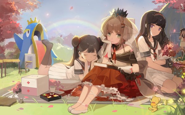 Anime Cardcaptor Sakura Sakura Kinomoto Tomoyo Daidouji Meiling Li HD Wallpaper | Background Image