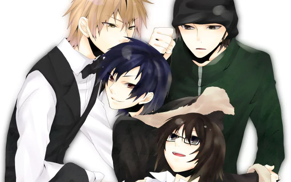 Kyōhei Kadota Shinra Kishitani Shizuo Heiwajima Izaya Orihara Anime Durarara!! HD Desktop Wallpaper | Background Image