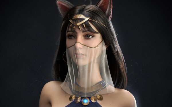 Fantasy Women Animal Ears HD Wallpaper | Background Image