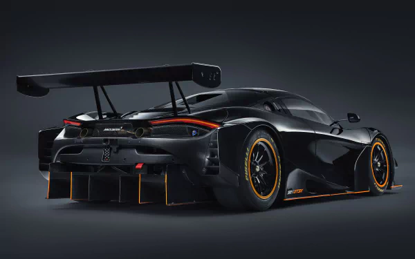 supercar black car car McLaren McLaren 720S vehicle McLaren 720S GT3 HD Desktop Wallpaper | Background Image