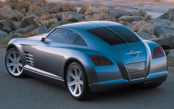 Vehicles Chrysler Crossfire Chrysler Concept Car Fastback Coupé Silver Car Car HD Wallpaper | Background Image