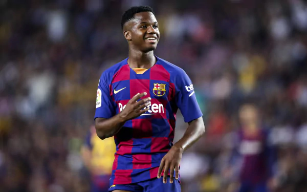 Spanish soccer Ansu Fati Sports HD Desktop Wallpaper | Background Image