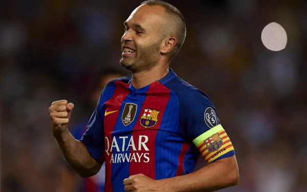 Spanish soccer Andrés Iniesta Sports HD Desktop Wallpaper | Background Image