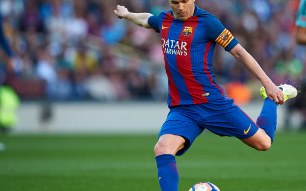 Spanish soccer Andrés Iniesta Sports HD Desktop Wallpaper | Background Image