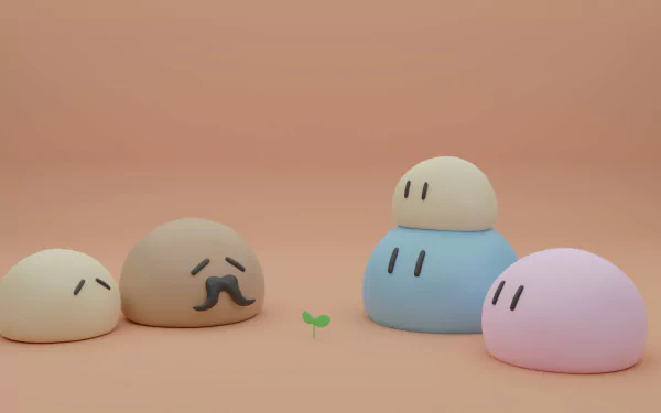 Dango (Clannad) Anime Clannad dango plant HD Desktop Wallpaper | Background Image