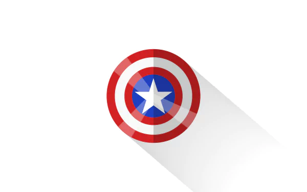 minimalist Comic Captain America Minimalist Comic HD Desktop Wallpaper | Background Image