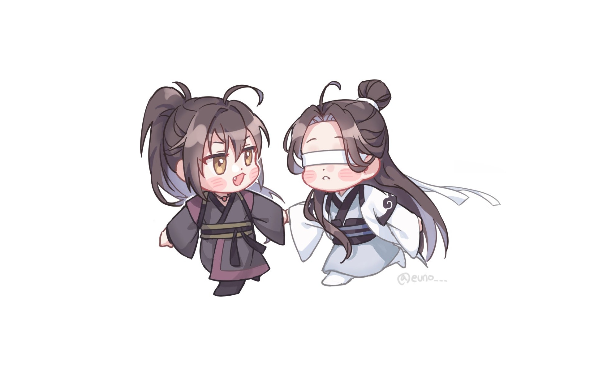 Anime, Mo Dao Zu Shi, Xue Yang, Xiao Xingchen, Chibi, HD wallpaper