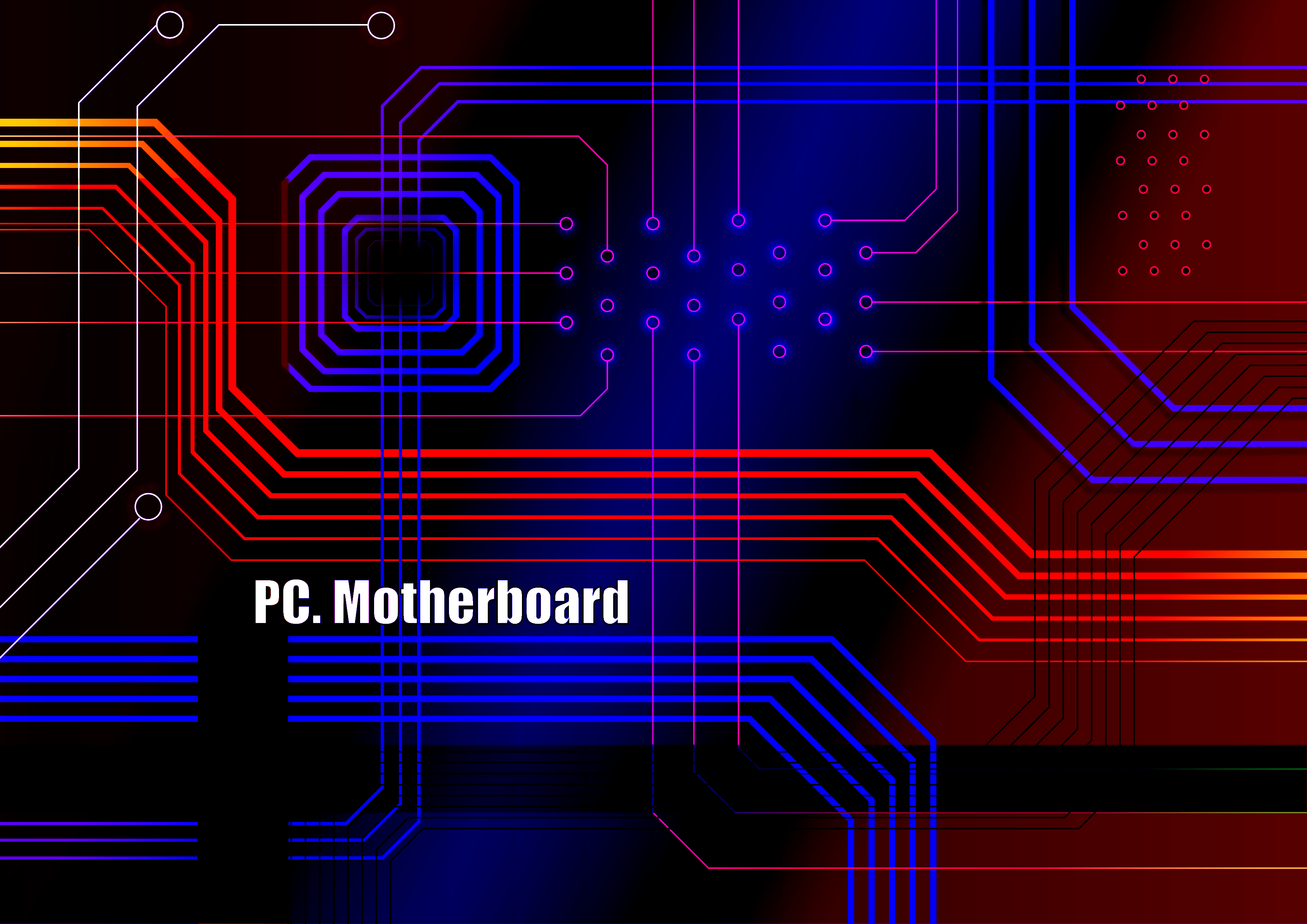 Technology Motherboard HD Wallpaper | Background Image