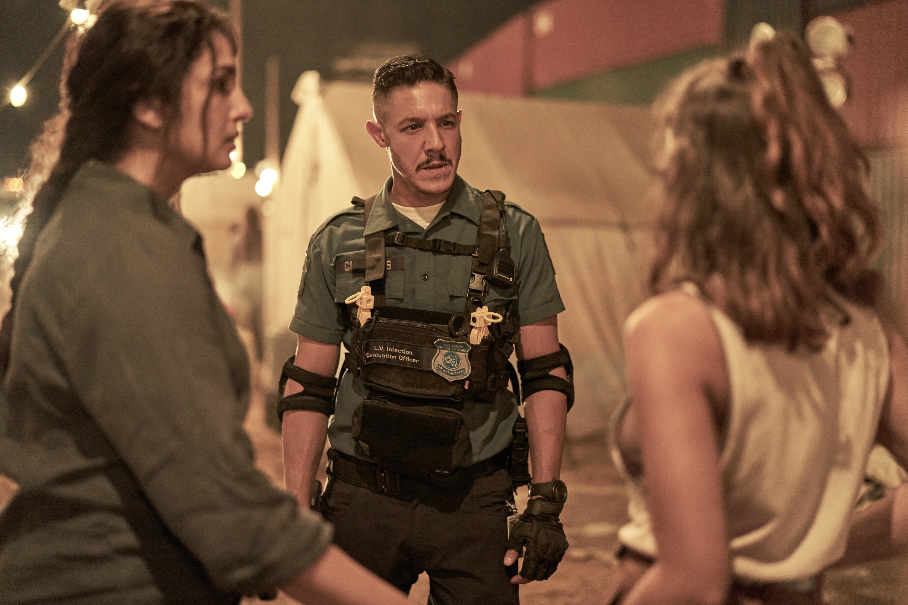 Theo Rossi as Burt Cummings in the Movie Army of the Dead