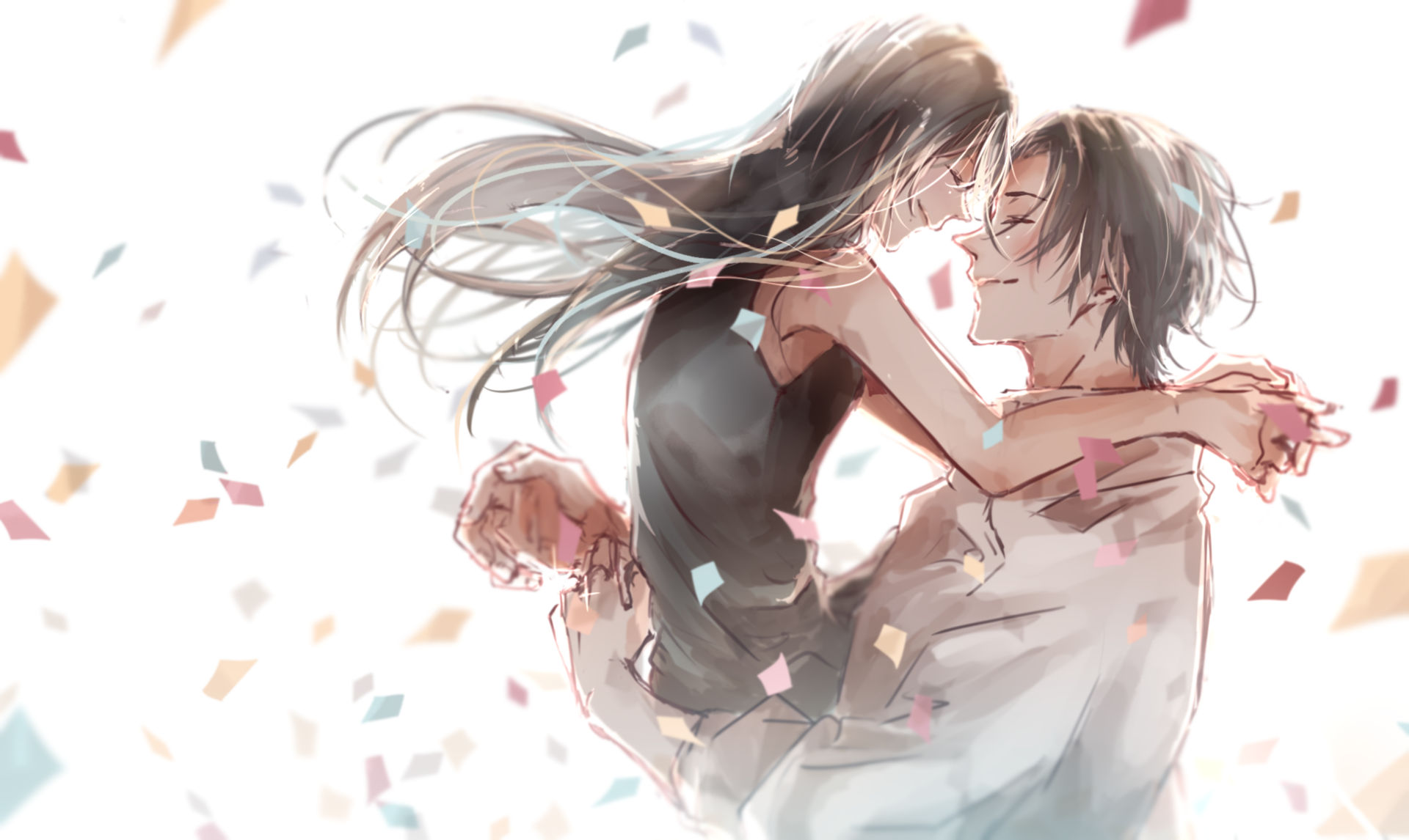 Download Long Hair Black Hair Rika Orimoto Yuta Okkotsu Anime Jujutsu Kaisen HD Wallpaper by めと