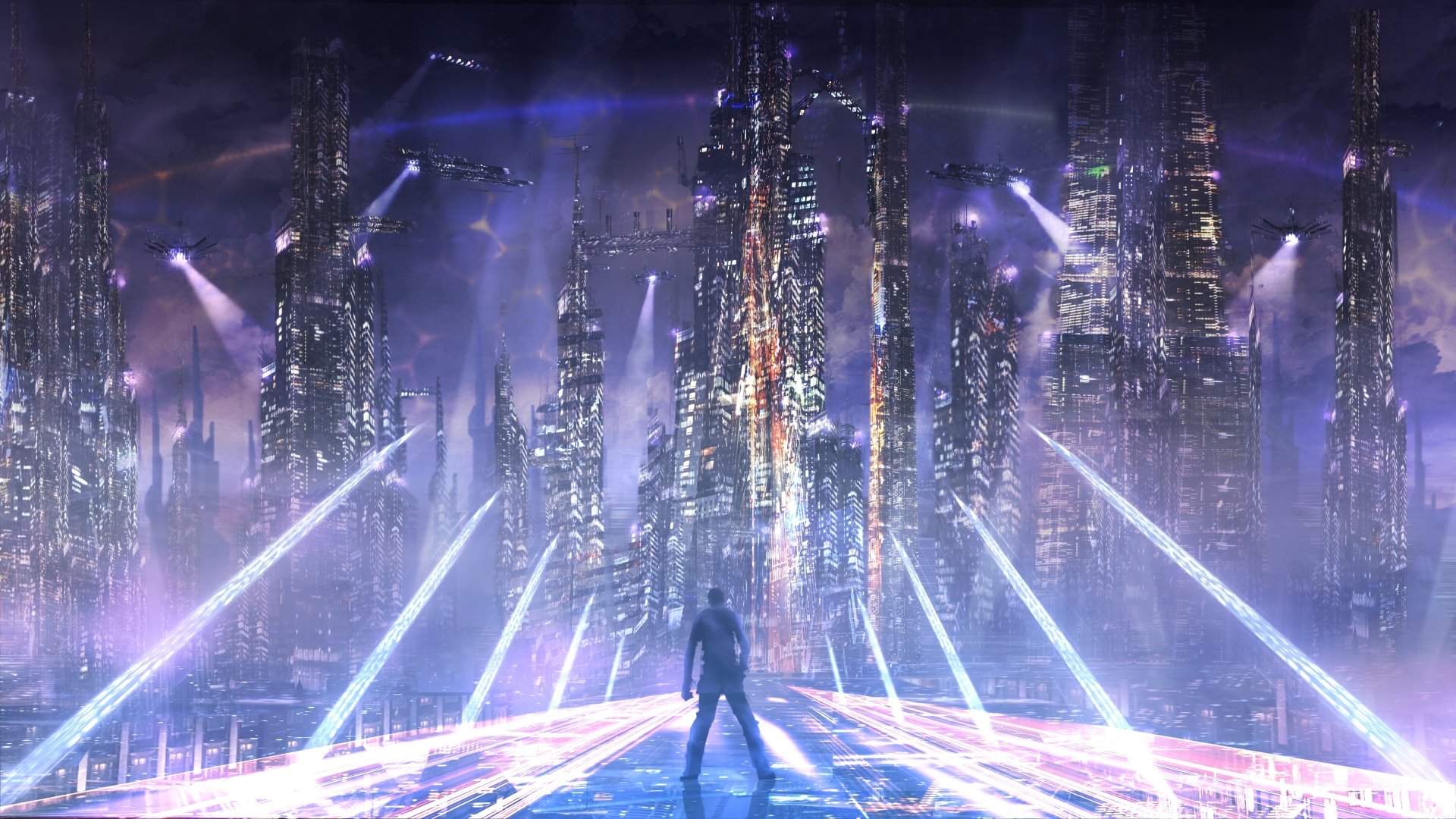Download Futuristic Sci Fi City Sci Fi City Futuristic City 4k Ultra HD ...