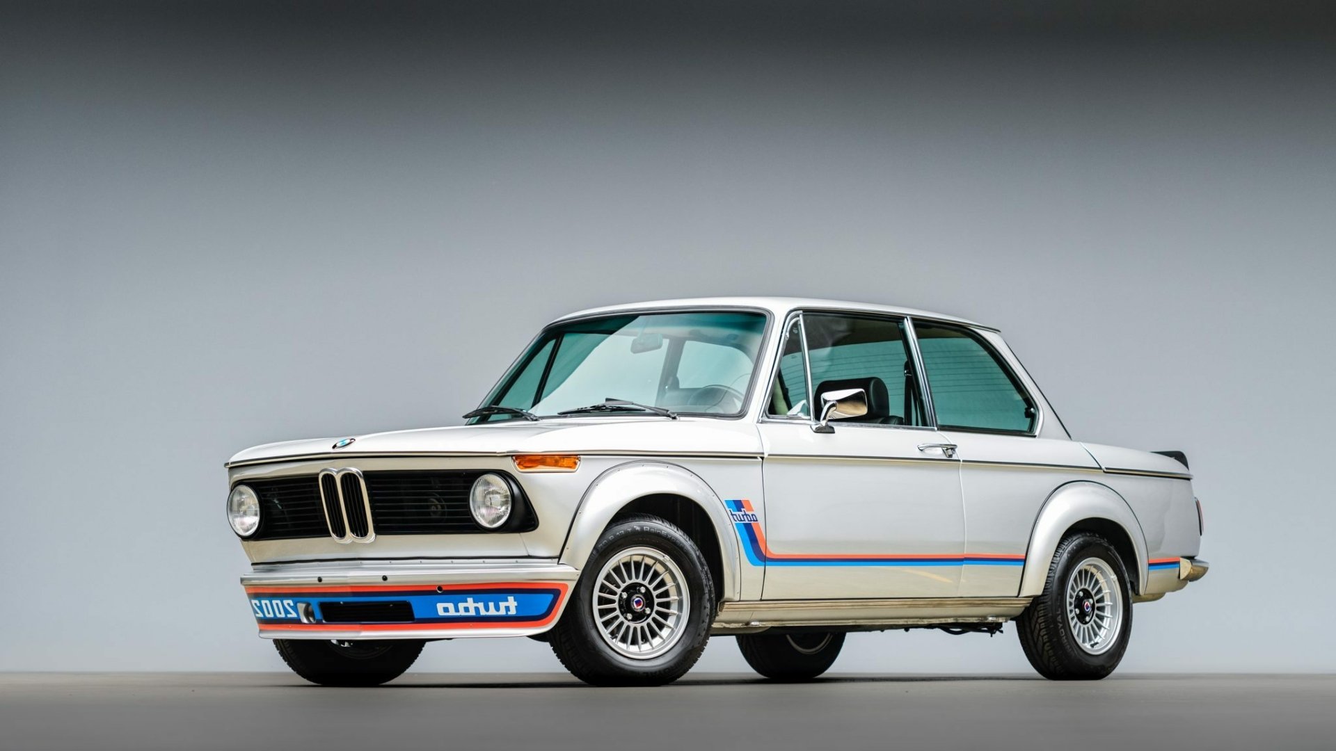 Download Car White Car Old Car Coupé Vehicle BMW 2002 Turbo HD Wallpaper