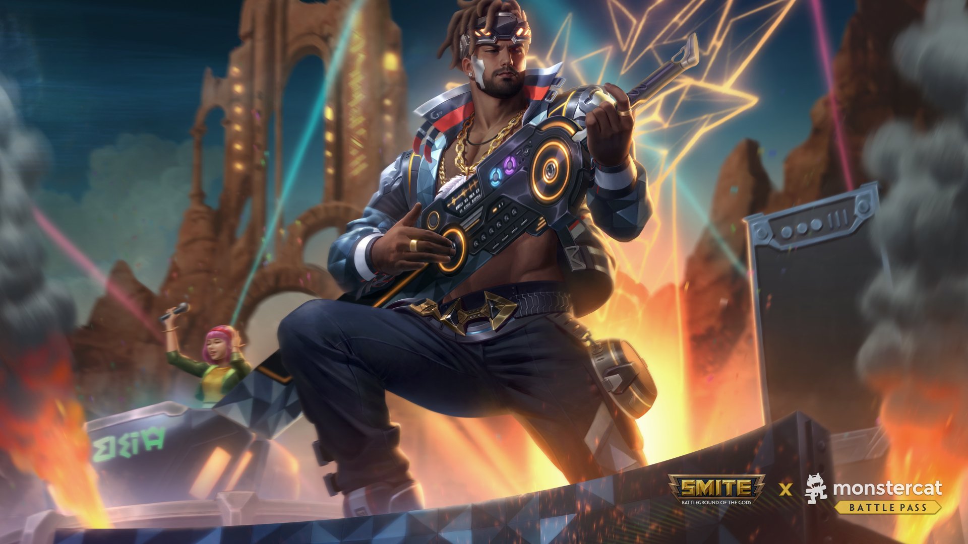 Download Gilgamesh (Smite) Video Game Smite 4k Ultra HD Wallpaper