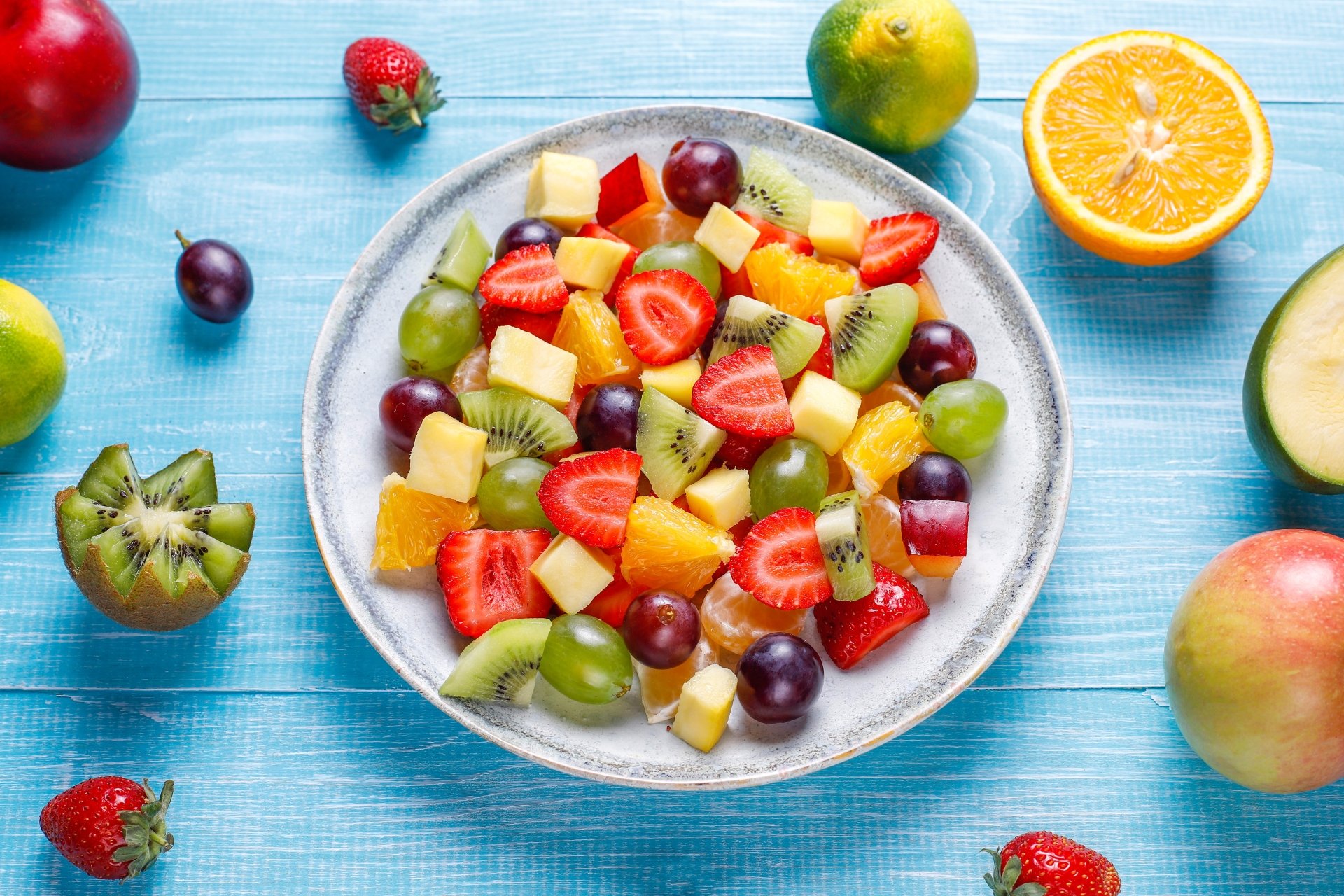 Download Salad Food Fruit 4k Ultra HD Wallpaper