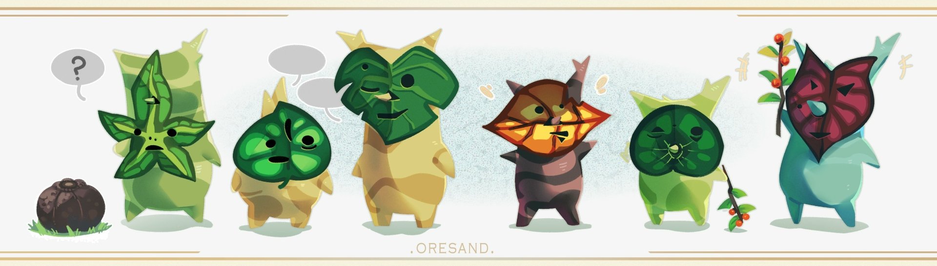 HD PC desktop wallpaper featuring stylized, cartoonish characters inspired by The Legend of Zelda video game series with playful expressions and vibrant colors.