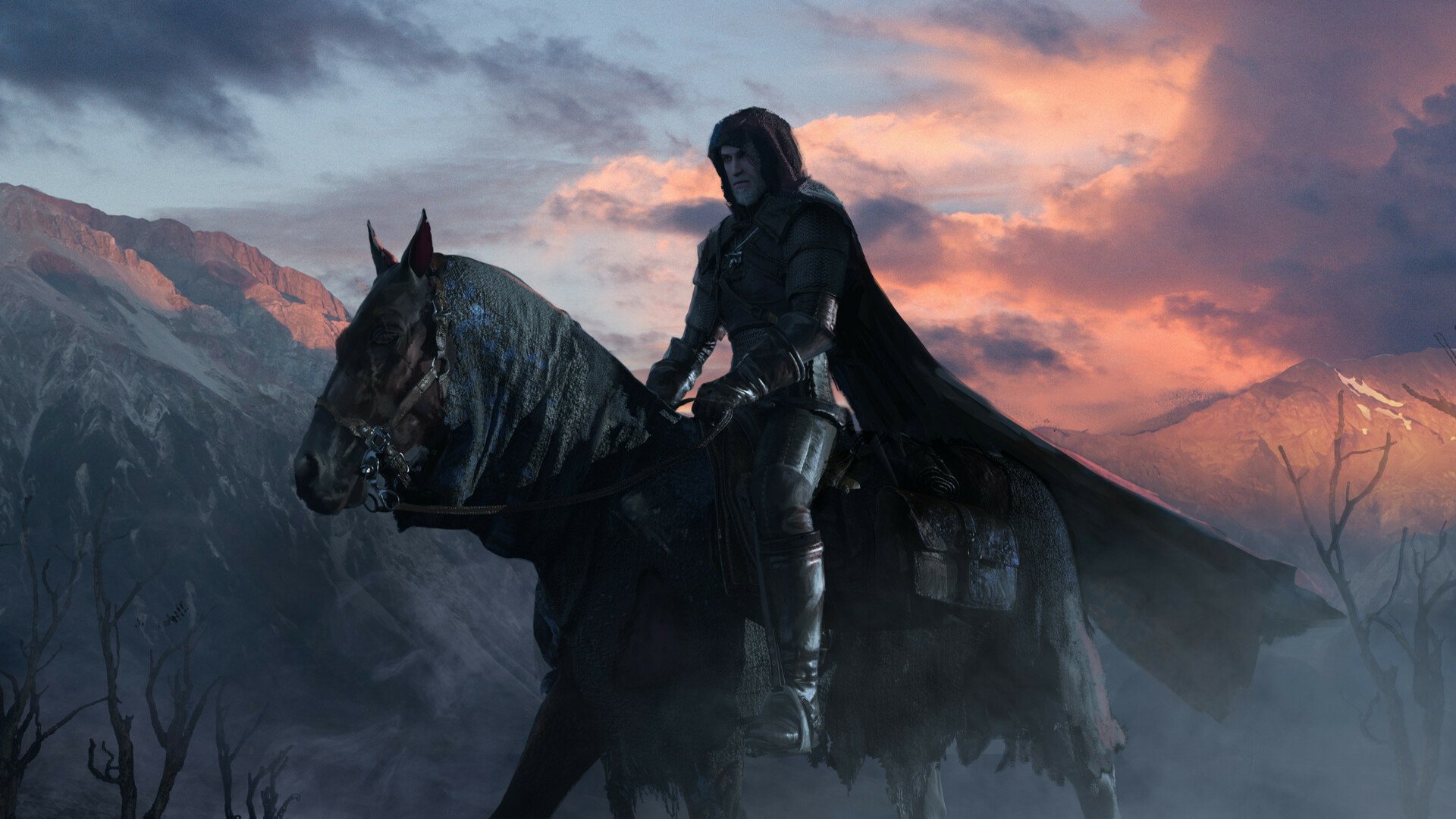 Download Geralt Of Rivia Video Game The Witcher 3: Wild Hunt HD Wallpaper by Ruirui Guo