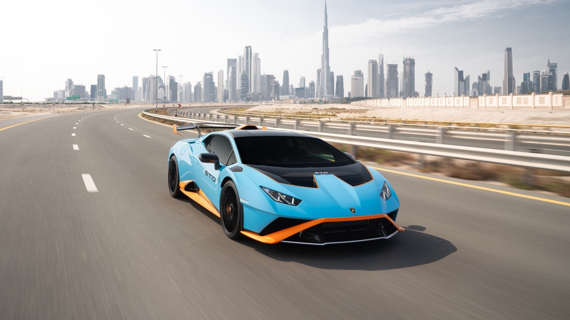 Download Supercar Car Lamborghini Vehicle Lamborghini Huracán STO 4k Ultra HD Wallpaper