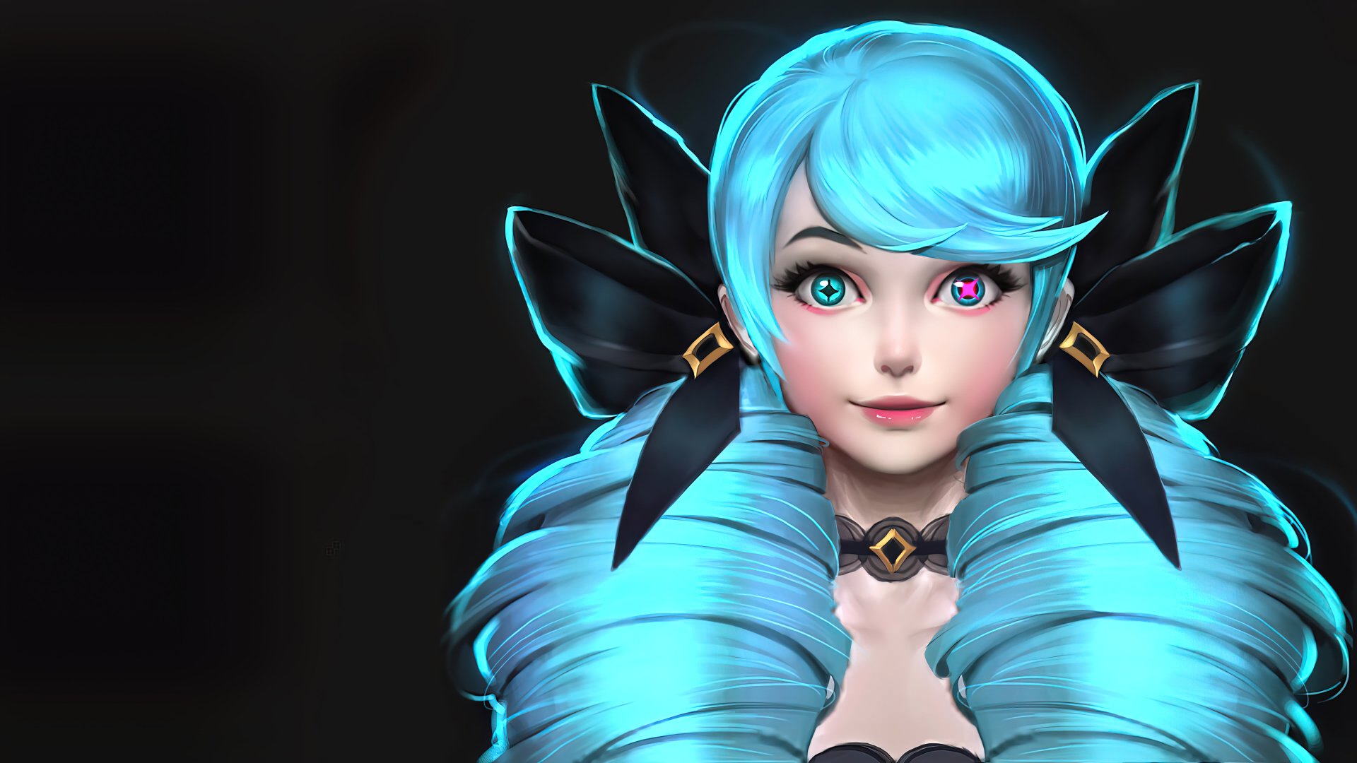 Download Blue Hair Gwen (League Of Legends) Video Game League Of ...