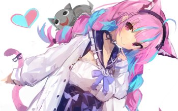 Minato Aqua 高清壁纸 桌面背景