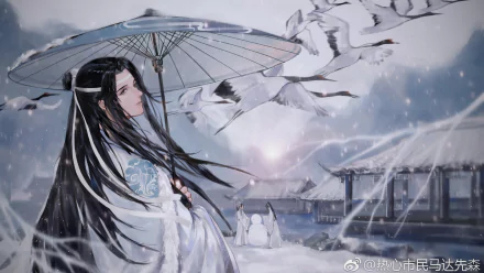 Lan Wangji Anime Mo Dao Zu Shi HD Desktop Wallpaper | Background Image