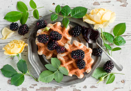 food waffle HD Desktop Wallpaper | Background Image