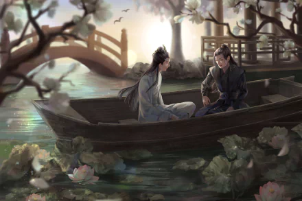 Wei Wuxian Lan Wangji Anime Mo Dao Zu Shi HD Desktop Wallpaper | Background Image