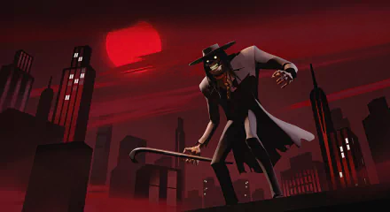 Scarecrow (Batman) TV Show Batman: The Animated Series HD Desktop Wallpaper | Background Image