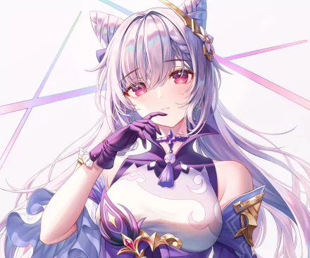 Keqing (Genshin Impact) video game Genshin Impact HD Desktop Wallpaper | Background Image