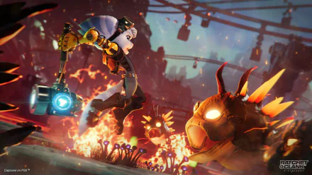 Rivet (Ratchet & Clank) Ratchet & Clank video game Ratchet & Clank: Rift Apart HD Desktop Wallpaper | Background Image