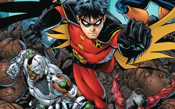Kid Devil (DC Comics) DC Comics Robin (DC Comics) Tim Drake Cyborg (DC Comics) Comic Teen Titans HD Desktop Wallpaper | Background Image