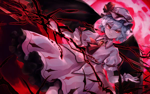 Remilia Scarlet Anime Touhou HD Desktop Wallpaper | Background Image