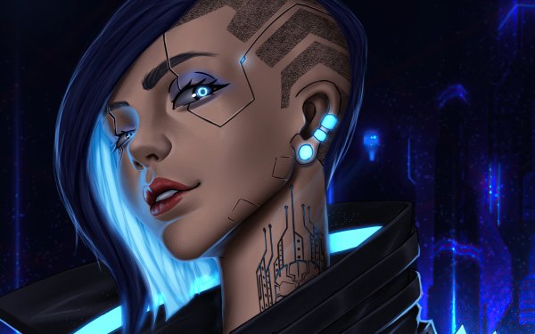 Video Game Cyberpunk 2077 Cyberpunk Face HD Wallpaper | Background Image