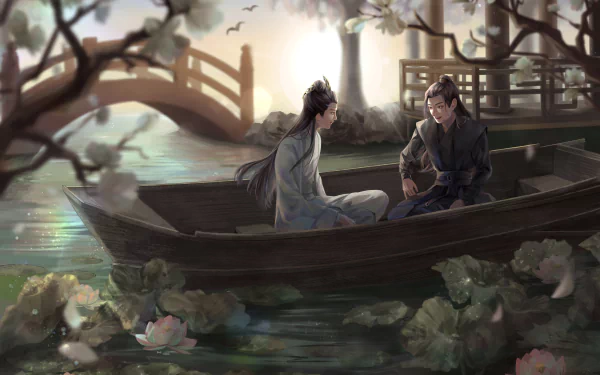 Wei Wuxian Lan Wangji Anime Mo Dao Zu Shi HD Desktop Wallpaper | Background Image