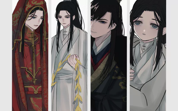 Chu WanNing Anime The Husky and His White Cat Shizun HD Desktop Wallpaper | Background Image