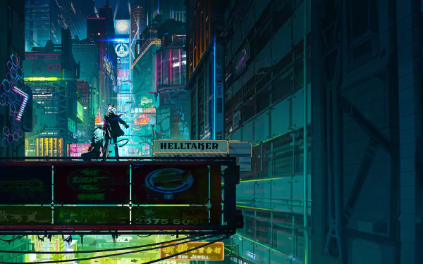 Lucifer (Helltaker) Justice (Helltaker) video game Helltaker HD Desktop Wallpaper | Background Image