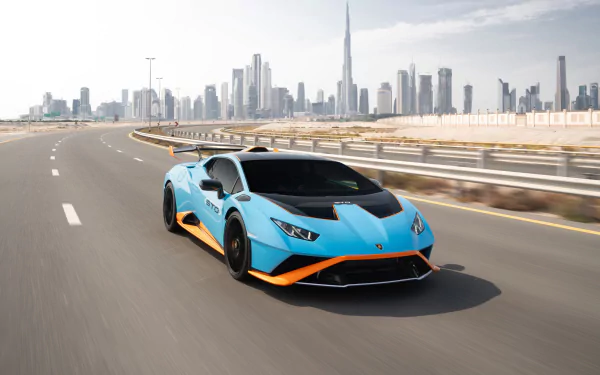 supercar car Lamborghini vehicle Lamborghini Huracán STO HD Desktop Wallpaper | Background Image
