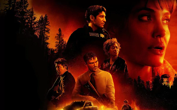 Angelina Jolie movie Those Who Wish Me Dead HD Desktop Wallpaper | Background Image