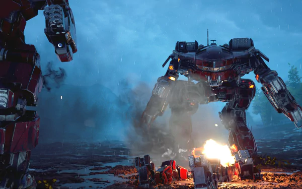 mecha video game MechWarrior 5: Mercenaries HD Desktop Wallpaper | Background Image