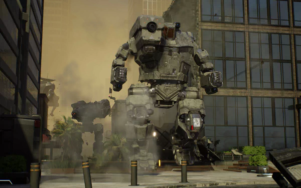 mecha video game MechWarrior 5: Mercenaries HD Desktop Wallpaper | Background Image